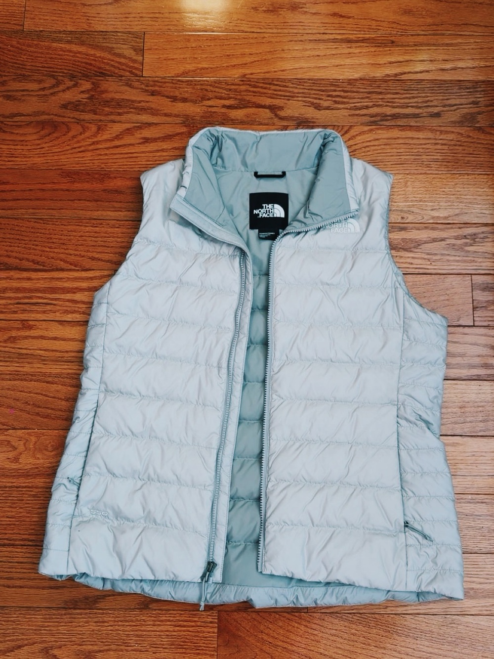 The North Face Grey Packable Down Vest - Women